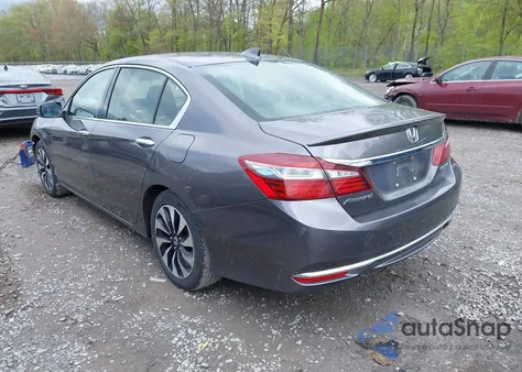 2017 Honda Accord Hybrid из США, поврежденный, VIN JHMCR6F35HC003637
